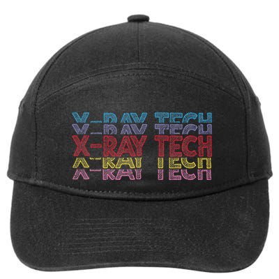 Xray Tech Rad Technician Radiologist Technologist Radiology 7-Panel Snapback Hat