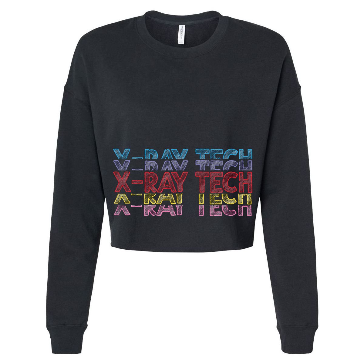Xray Tech Rad Technician Radiologist Technologist Radiology Women's Crop Top Tee
