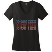 Xray Tech Rad Technician Radiologist Technologist Radiology Women's V-Neck T-Shirt