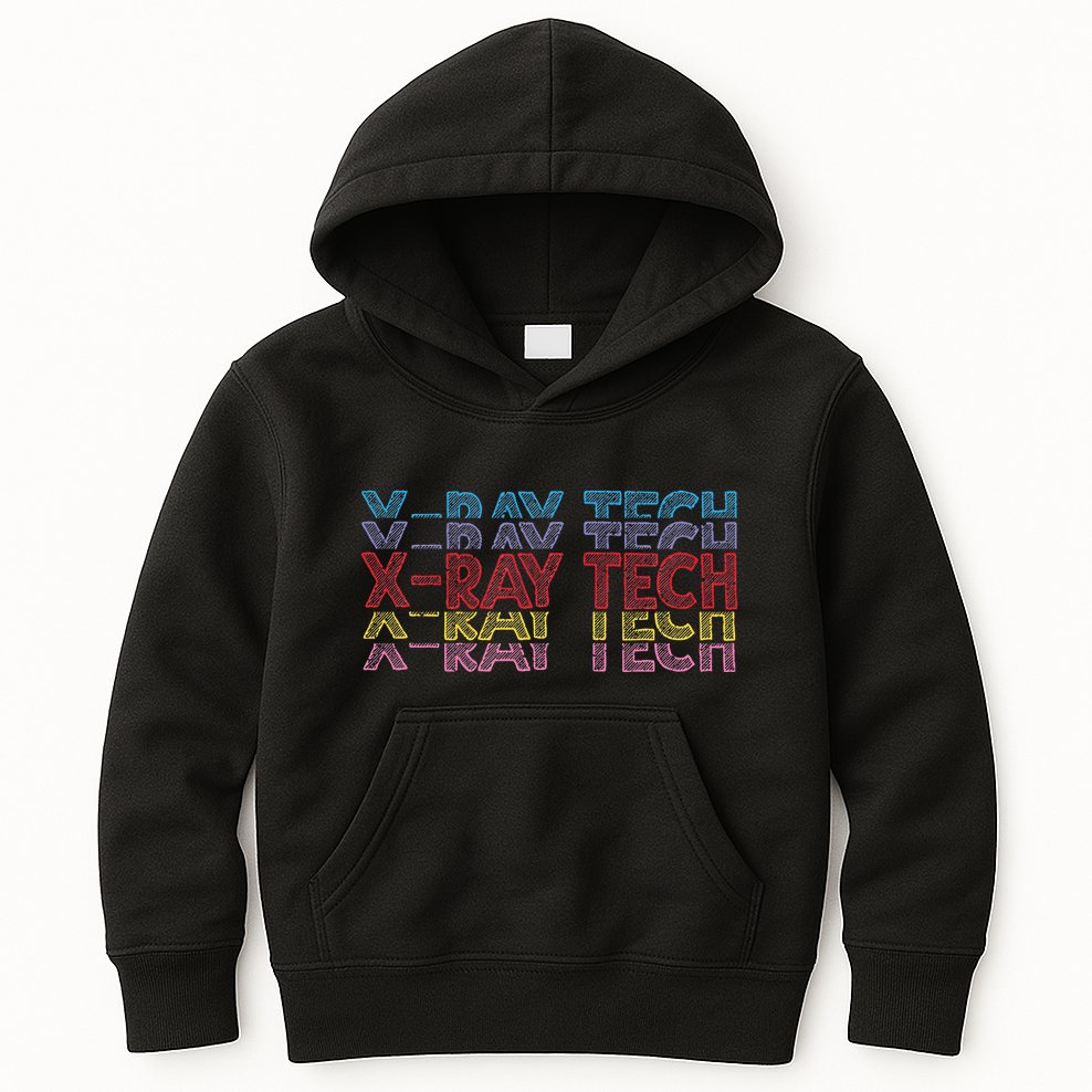 Xray Tech Rad Technician Radiologist Technologist Radiology Kids Hoodie