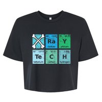 XRay Tech Radiologist Rad Tech Radiology Periodic Table Bella+Canvas Jersey Crop Tee