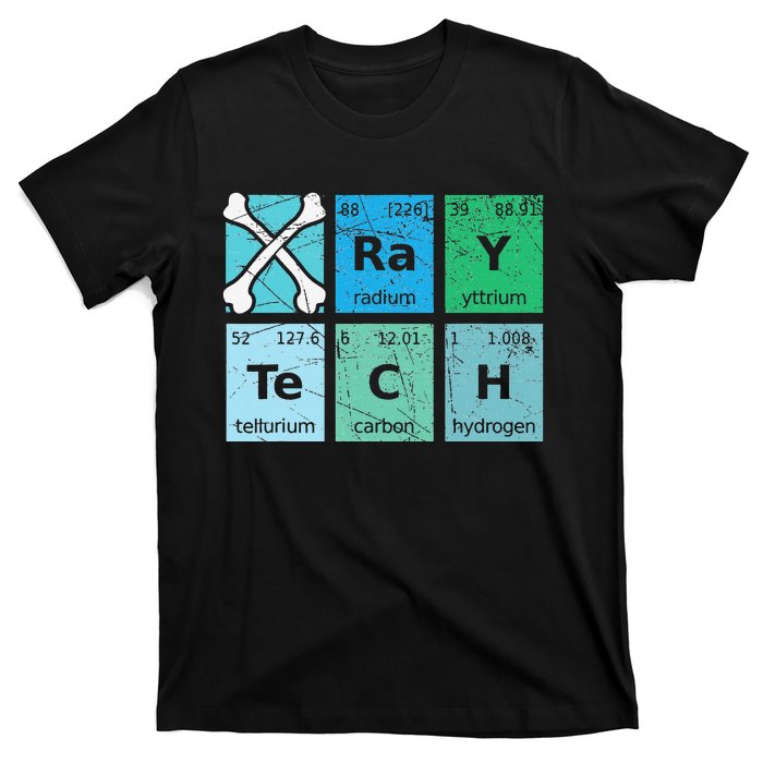 XRay Tech Radiologist Rad Tech Radiology Periodic Table T-Shirt