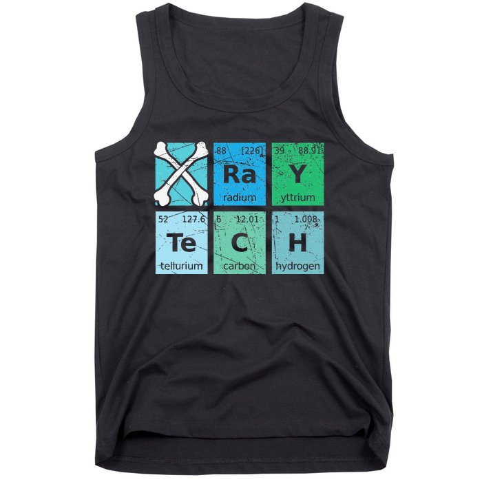 XRay Tech Radiologist Rad Tech Radiology Periodic Table Tank Top