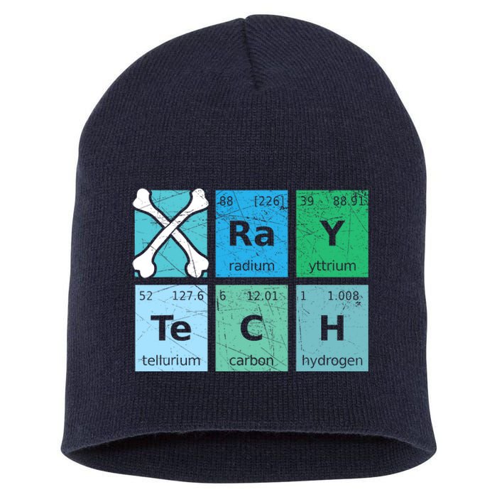 Xray Tech Radiologist Rad Tech Radiology Periodic Table Short Acrylic Beanie