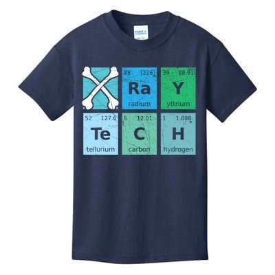 Xray Tech Radiologist Rad Tech Radiology Periodic Table Kids T-Shirt