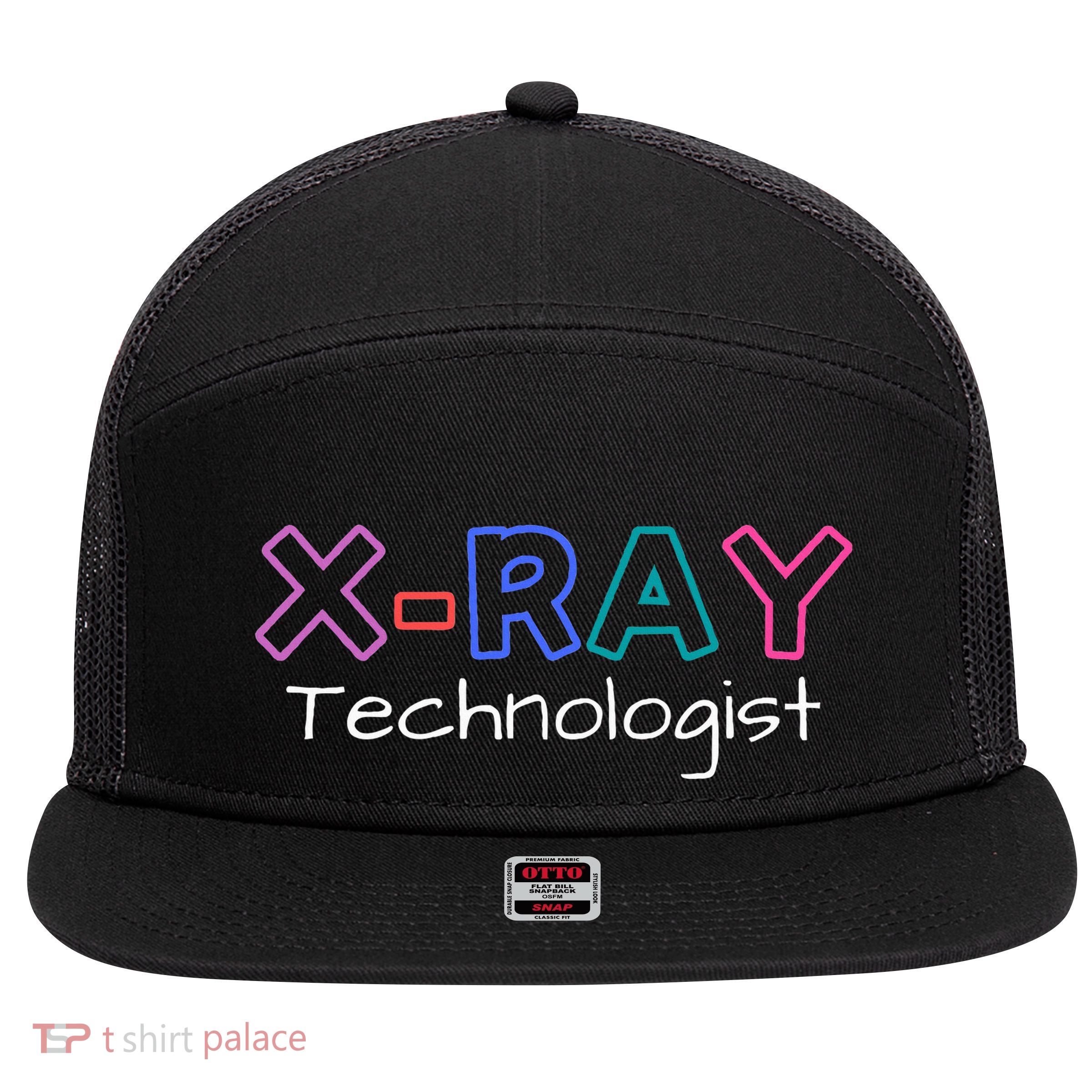 Xray Technologist Rad Tech Mri Technologist 7 Panel Mesh Trucker Snapback Hat