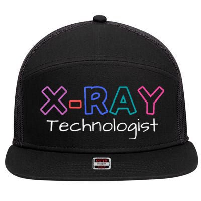 Xray Technologist Rad Tech Mri Technologist 7 Panel Mesh Trucker Snapback Hat