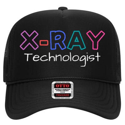 Xray Technologist Rad Tech Mri Technologist High Crown Mesh Back Trucker Hat