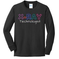 Xray Technologist Rad Tech Mri Technologist Kids Long Sleeve Shirt