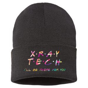 Xray Tech Radiology Funny Radiologic Technologist Tie Dye Sustainable Knit Beanie