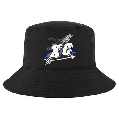 Xc Trail Runner Coaches Trainers Team Running Distance Meaningful Gift Cool Comfort Performance Bucket Hat