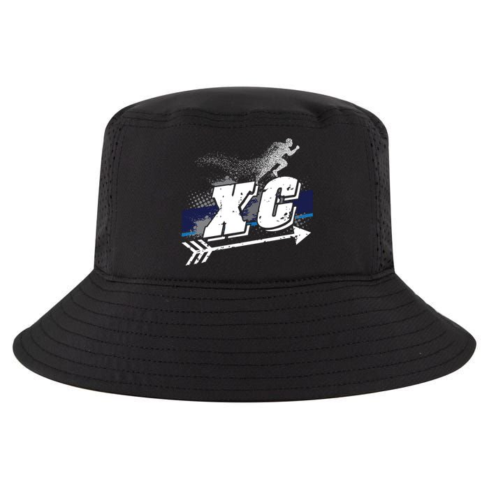 Xc Trail Runner Coaches Trainers Team Running Distance Meaningful Gift Cool Comfort Performance Bucket Hat