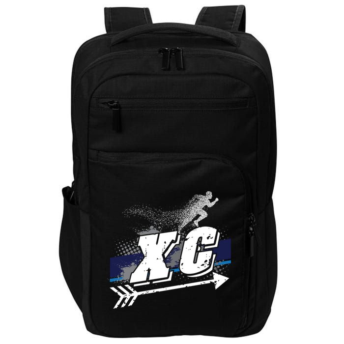 Xc Trail Runner Coaches Trainers Team Running Distance Meaningful Gift Impact Tech Backpack