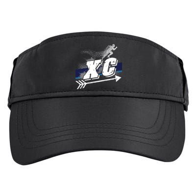 Xc Trail Runner Coaches Trainers Team Running Distance Meaningful Gift Adult Drive Performance Visor