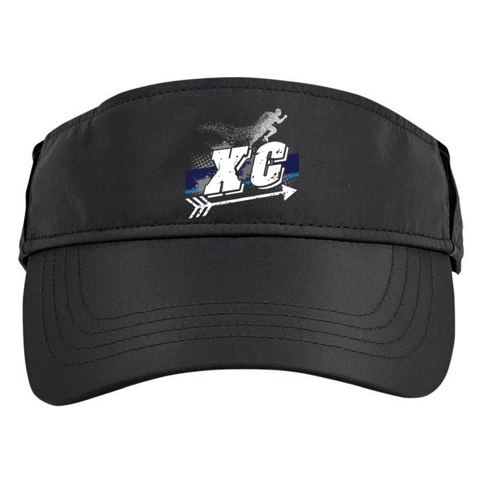 Xc Trail Runner Coaches Trainers Team Running Distance Meaningful Gift Adult Drive Performance Visor