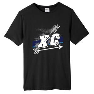 Xc Trail Runner Coaches Trainers Team Running Distance Meaningful Gift Tall Fusion ChromaSoft Performance T-Shirt