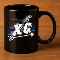 Xc Trail Runner Coaches Trainers Team Running Distance Meaningful Gift 11oz C Handle Ceramic Mug