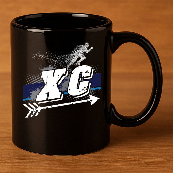 Xc Trail Runner Coaches Trainers Team Running Distance Meaningful Gift 11oz C Handle Ceramic Mug