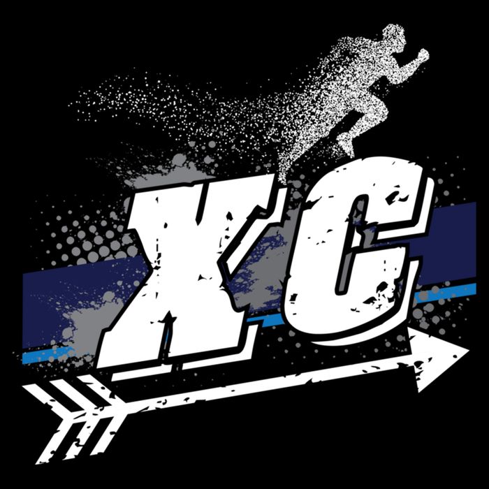 Xc Trail Runner Coaches Trainers Team Running Distance Meaningful Gift Flat Bill Trucker Hat