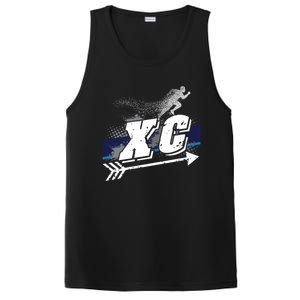 Xc Trail Runner Coaches Trainers Team Running Distance Meaningful Gift PosiCharge Competitor Tank