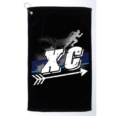 Xc Trail Runner Coaches Trainers Team Running Distance Meaningful Gift Golf Towel