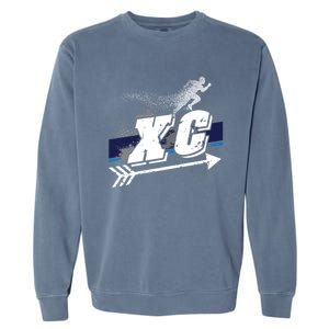 Xc Trail Runner Coaches Trainers Team Running Distance Meaningful Gift Garment-Dyed Sweatshirt