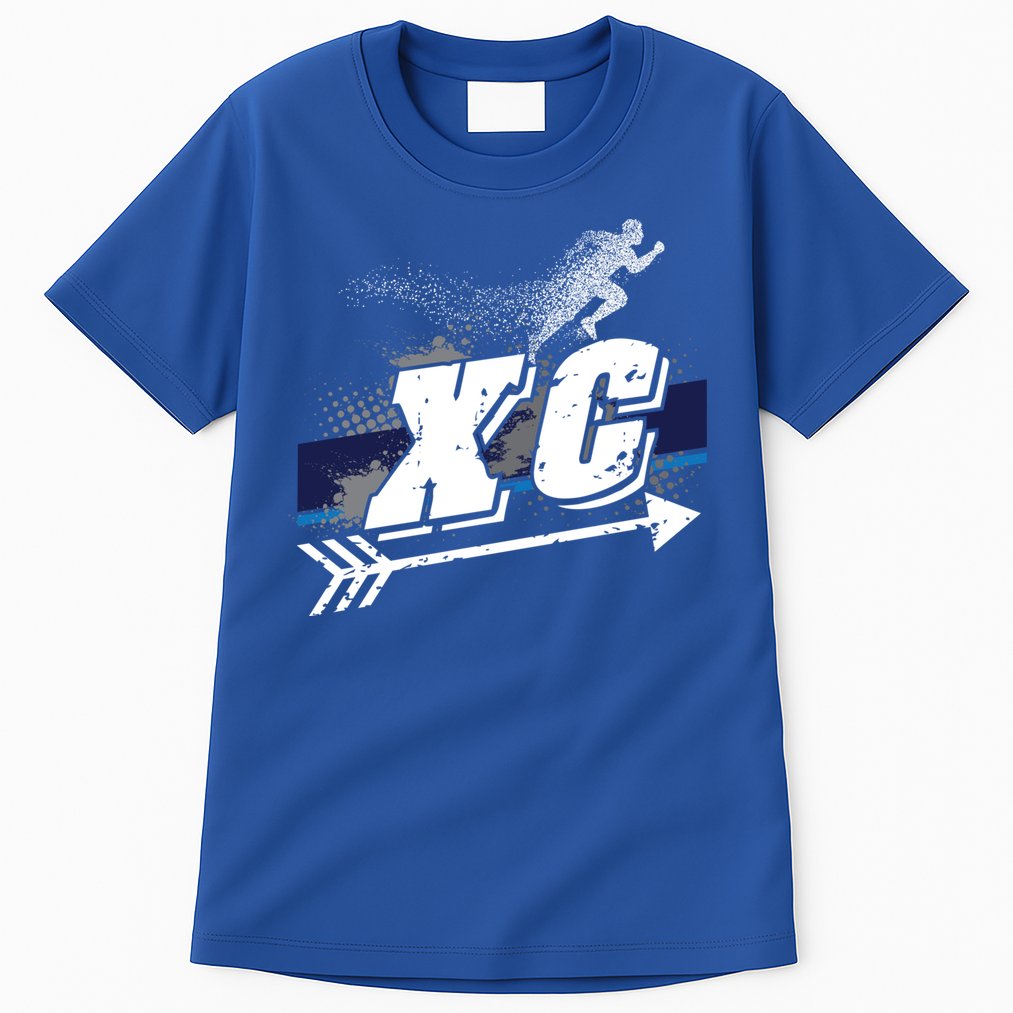 Xc Trail Runner Coaches Trainers Team Running Distance Meaningful Gift Tall T-Shirt