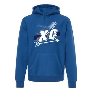 Xc Trail Runner Coaches Trainers Team Running Distance Meaningful Gift Premium Hoodie