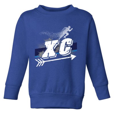 Xc Trail Runner Coaches Trainers Team Running Distance Meaningful Gift Toddler Sweatshirt