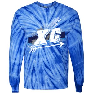 Xc Trail Runner Coaches Trainers Team Running Distance Meaningful Gift Tie-Dye Long Sleeve Shirt