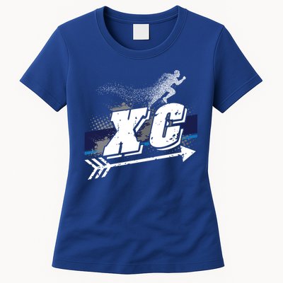 Xc Trail Runner Coaches Trainers Team Running Distance Meaningful Gift Womens T-Shirt