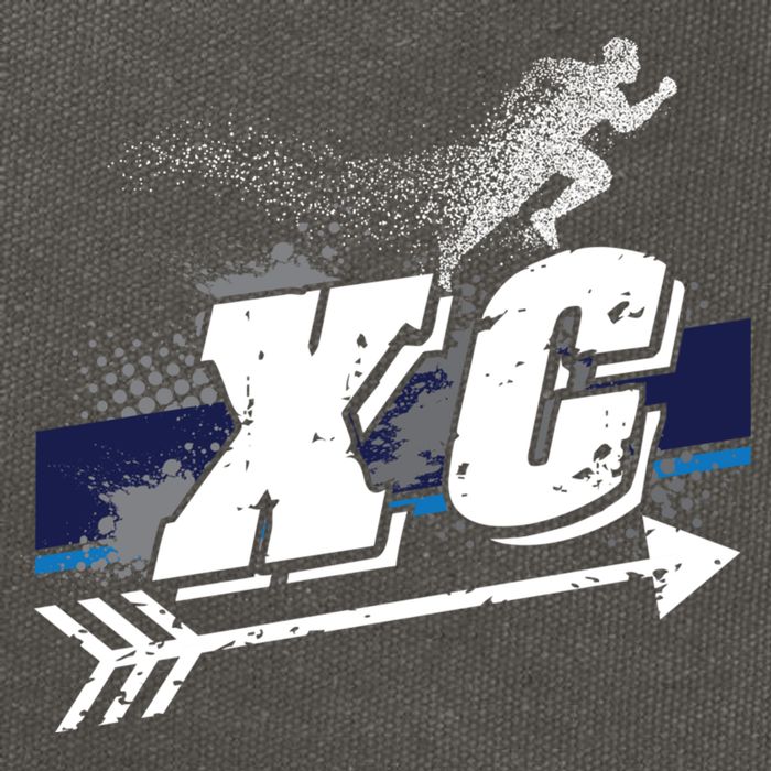 Xc Trail Runner Coaches Trainers Team Running Distance Meaningful Gift Cotton Canvas Backpack