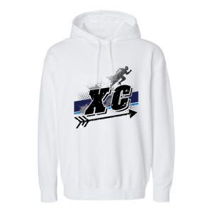 Xc Trail Runner Coaches Trainers Team Running Distance Meaningful Gift Garment-Dyed Fleece Hoodie