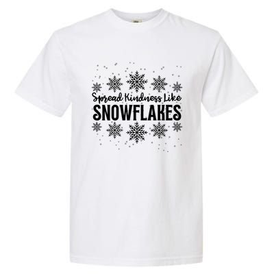 Xmas Themed Spread Kindness Like Snowflakes Merry Christmas Garment-Dyed Heavyweight T-Shirt