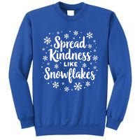 Xmas Themed Spread Kindness Like Snowflakes Positive Message Gift Sweatshirt