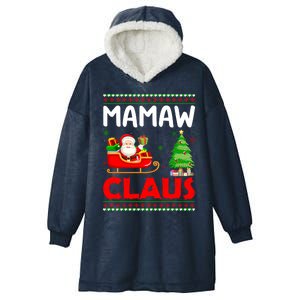 Xmas Tree Santa Christmas Costume Matching Mamaw Claus Cute Gift Hooded Wearable Blanket