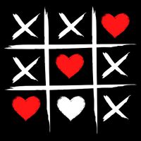 XOXO Tic Tac Toe Heart Valentines Day Impact Tech Backpack