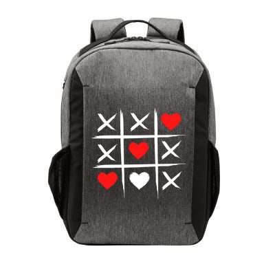 XOXO Tic Tac Toe Heart Valentines Day Vector Backpack
