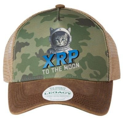 Xrp To The Moon Crypto Merchandise Legacy Tie Dye Trucker Hat