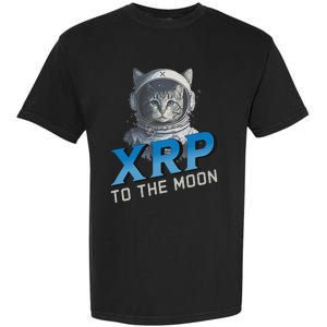 Xrp To The Moon Crypto Merchandise Garment-Dyed Heavyweight T-Shirt