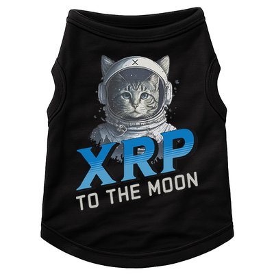 Xrp To The Moon Crypto Merchandise Doggie Tank