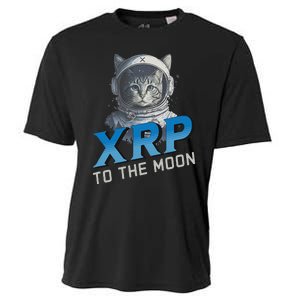 Xrp To The Moon Crypto Merchandise Cooling Performance Crew T-Shirt