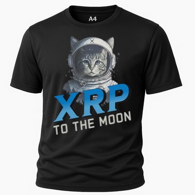 Xrp To The Moon Crypto Merchandise Performance Shirt