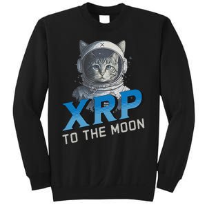 Xrp To The Moon Crypto Merchandise Sweatshirt