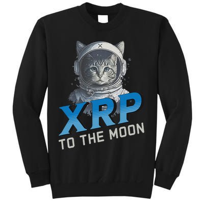Xrp To The Moon Crypto Merchandise Sweatshirt