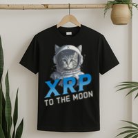 Xrp To The Moon Crypto Merchandise T-Shirt