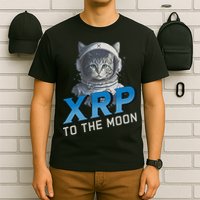 Xrp To The Moon Crypto Merchandise T-Shirt