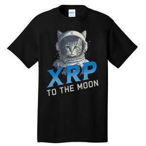 Xrp To The Moon Crypto Merchandise Tall T-Shirt