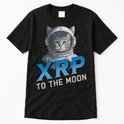 Xrp To The Moon Crypto Merchandise Tall T-Shirt