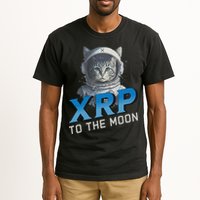 Xrp To The Moon Crypto Merchandise Tall T-Shirt